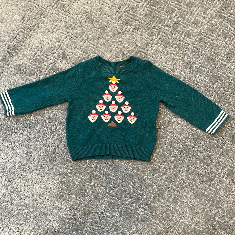 Baby Boden holiday sweater 3-6m